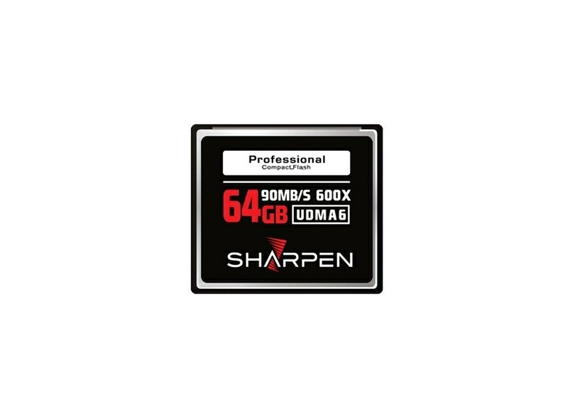 Cartão de Memória Compact Flash Sharpen 64 GB UDMA 6