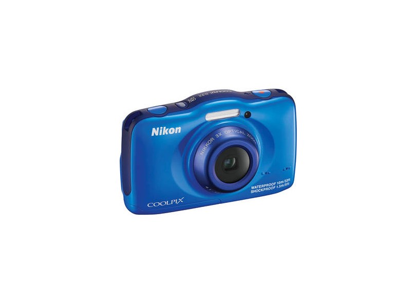 Câmera Digital Nikon Coolpix 13,2 MP Full HD S32