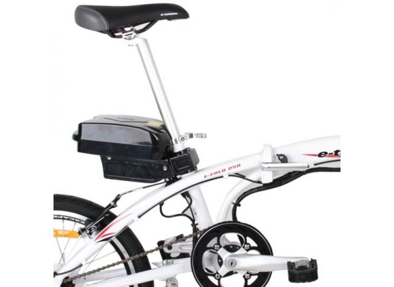Bicicleta Elétrica e-totem Dobrável 7 Marchas Aro 20 Freio V-Brake E-Fold