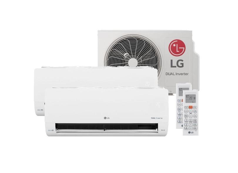 Ar Condicionado Bi-Split LG Dual Inverter Voice +IA 16000 BTUs 1x9000 1x12000 220V Frio S32Q16SA212.EB2GAM1