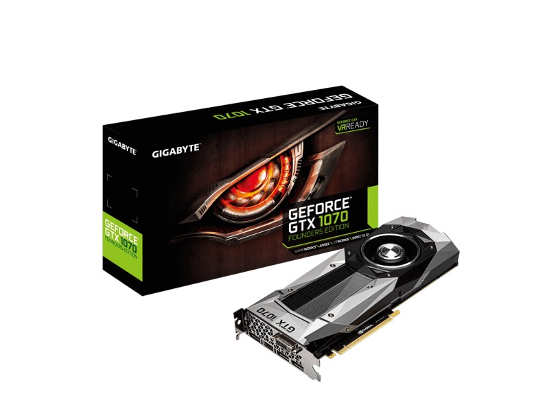 Placa de Video NVIDIA GeForce GTX 1070 8 GB GDDR5 256 Bits Gigabyte GV-N1070D5-8GD-B