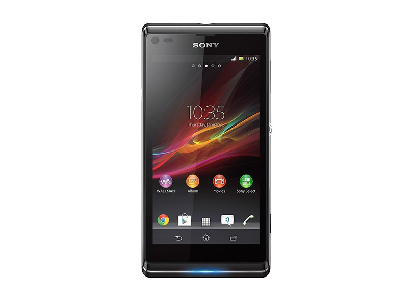 Smartphone Sony Xperia L C2104 Câmera 8,0 MP Desbloqueado 8 GB Android 4.1 (Jelly Bean) Wi-Fi