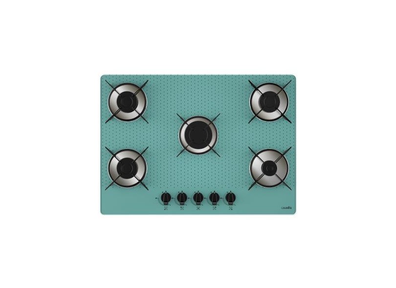 Cooktop Casavitra 5 Bocas Acendimento Superautomático Rápido 5