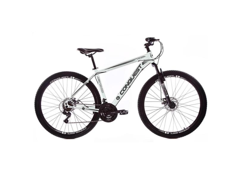 Bicicleta Aro 29 Conquest 21 Marchas Freios a Disco Câmbios Shimano-Unissex