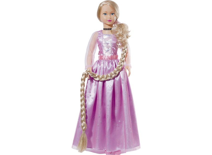 Boneca Stephany Rapunzel Sonhos de Princesas Baby Brink