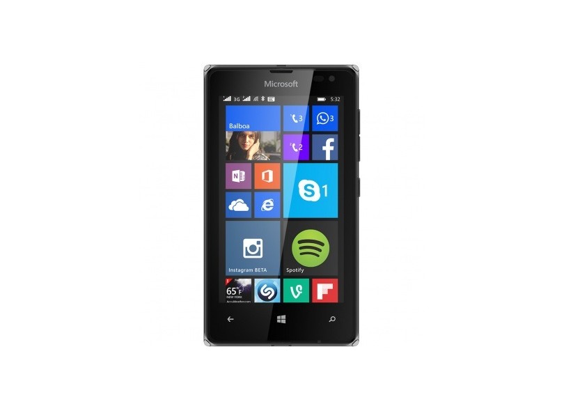 Smartphone Microsoft Lumia 532 2 Chips 8GB Windows Phone 8.1 3G Wi-Fi