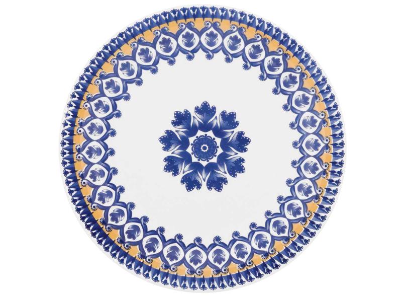 Aparelho de Jantar Redondo de Cerâmica 30 peças - Floreal La Carreta Oxford Porcelanas