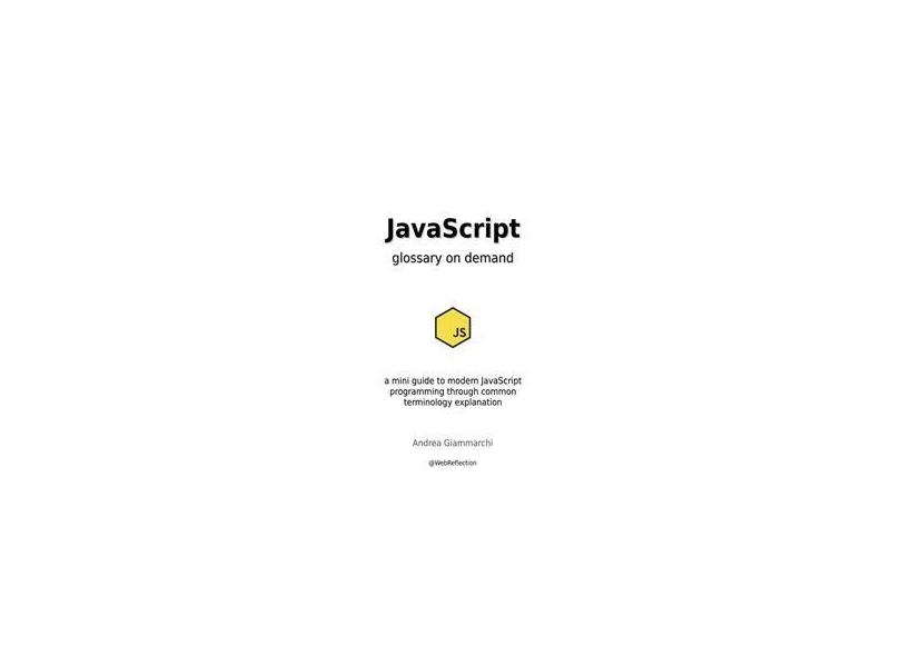 JavaScript glossary on demand com o Melhor Preço é no Zoom