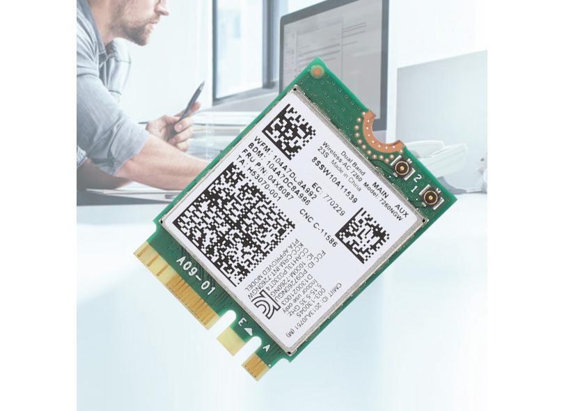 Sem fio para Intel 7260AC 7260NGW ngff / M2 04X6087 Placa de rede, Placa de  rede de dupla frequência, para Lenovo ThinkPad ibm Laptop com o Melhor  Preço é no Zoom