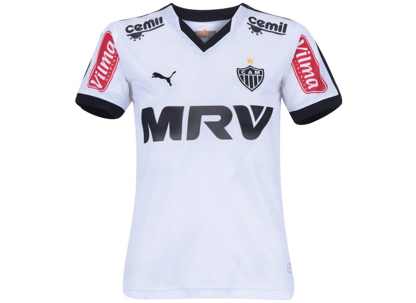 Camisa Jogo Feminina Atlético Mineiro II 2015 sem número Puma