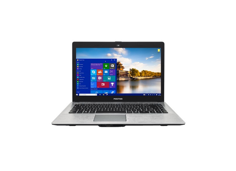 Notebook Positivo Stilo Intel Celeron N2808 2 GB de RAM HD 32 GB LED 14 " Windows 10 Home XR3500