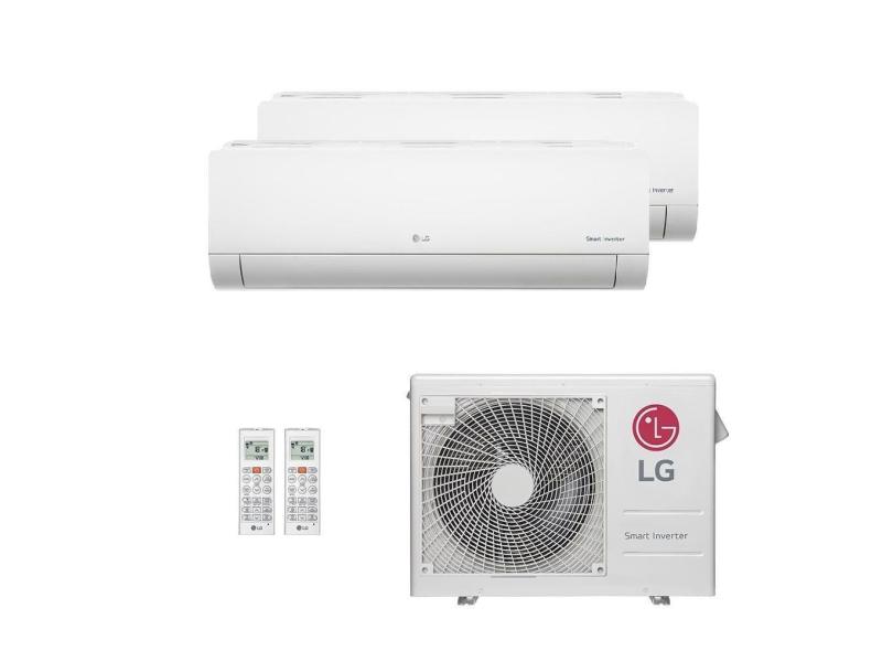 Ar-Condicionado Multi Split Inverter LG 30.000 (2x Evap HW 18.000) Quente/Frio 220V