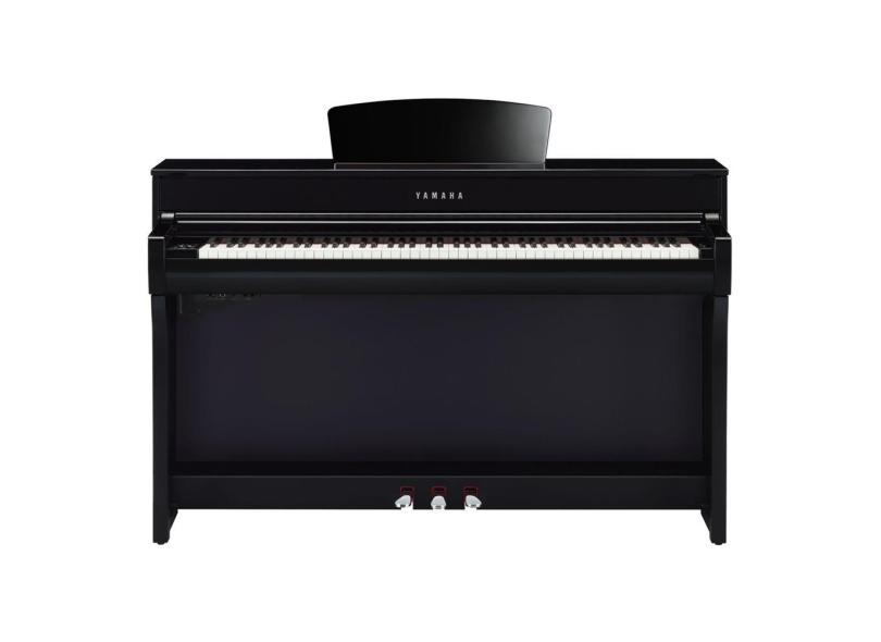 Piano Clavinova Yamaha CLP-735 CLP735 Preto Ebano Polido CLP735-PE