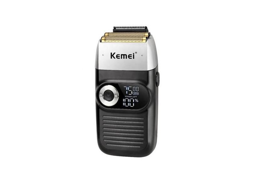 Máquina de barbear Shaver Kemei KM-2026 Barbeador Elétrico Potente 3 v