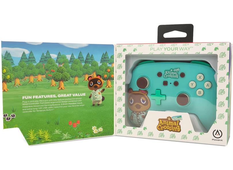 Controle Nintendo Switch Animal Crossing: Tom Nook - Power A