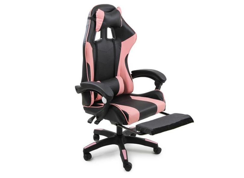 Cadeira Gamer Stillus Ergon mica Com Apoio Para Os P s - Pret