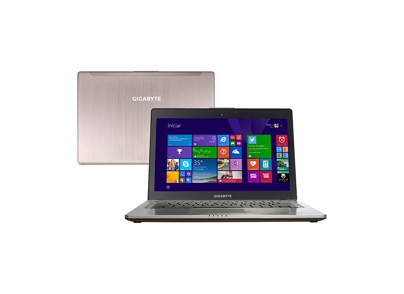 Ultrabook Gigabyte Gamer Intel Core i7 4500U 8 GB de RAM HD 750 GB SSD 128 GB LED 14 " GeForce GT 750M Windows 8.1 U24F