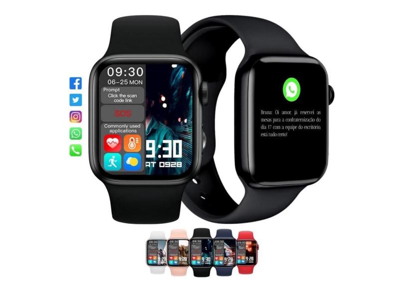 Relógio Smartwatch S8 Preto Inteligente Para Android e ios