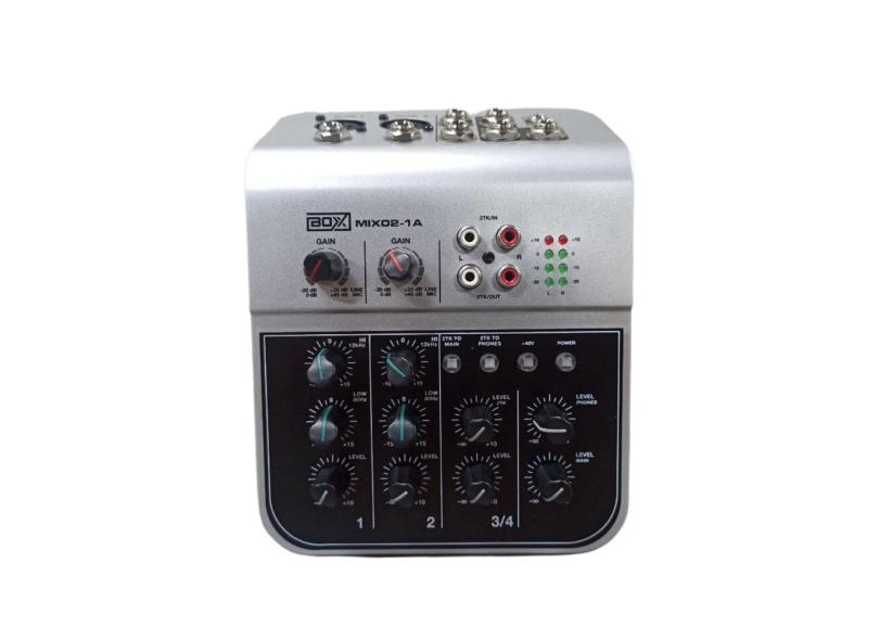 Mesa De Som Boxx Mix-02 4 Canais Ideal Para Live em Promoção é no Buscapé