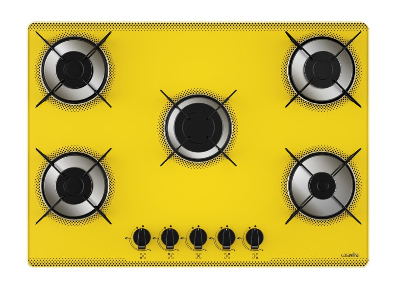 Cooktop Casavitra Excellence 5 Bocas Acendimento Superautomático Rápido 5