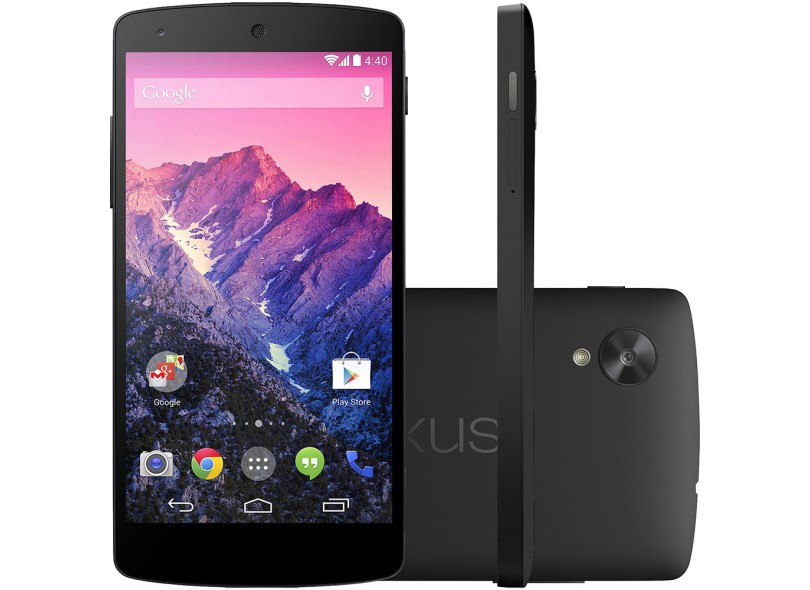 Smartphone LG Google Nexus 5 Câmera 8,0 MP Desbloqueado 32 GB Android 4.4 (Kit Kat) 3G 4G Wi-Fi