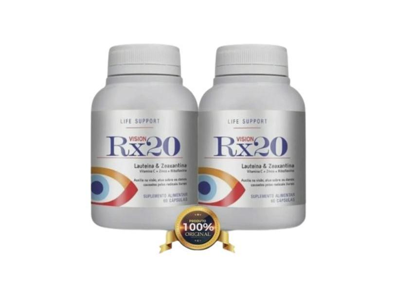 Vision Rx 20 - 120 Caps (2 Potes) - 100% Original