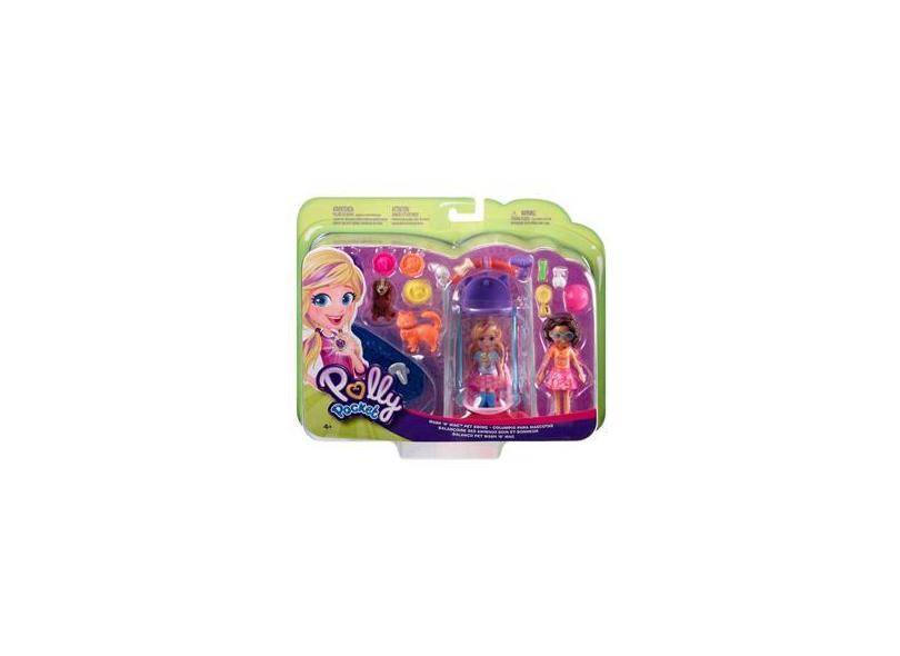 Polly Pocket Boneca 2 Amigas Hora de Brincar - Mattel