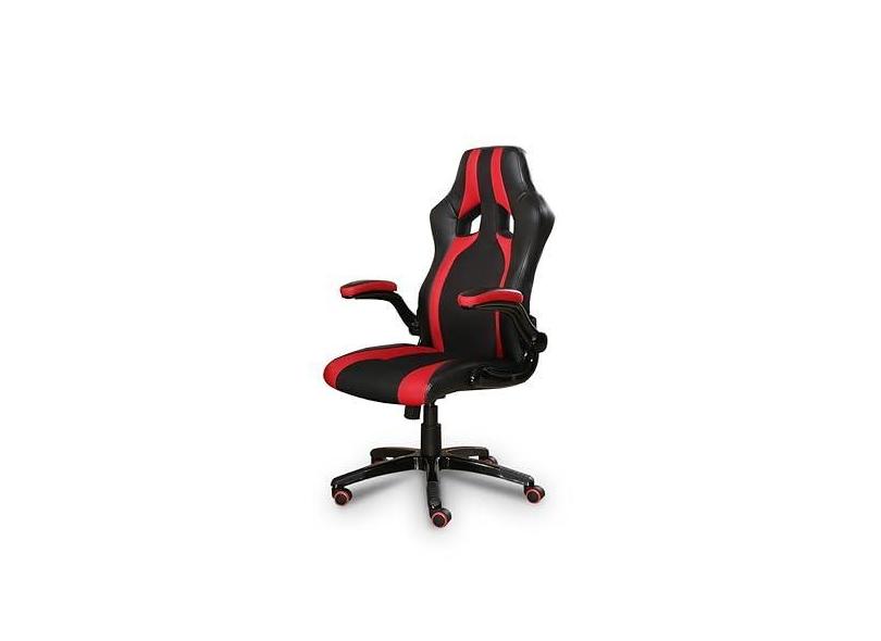 Cadeira Gamer Vermelha e Preta Giratória/Racing - LMS-BE-8-106