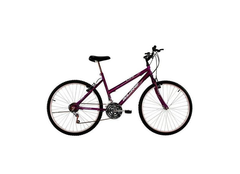 Bicicleta Aro 26 Feminina Life 18 Marchas Roxa Violeta - Dal'annio Bik