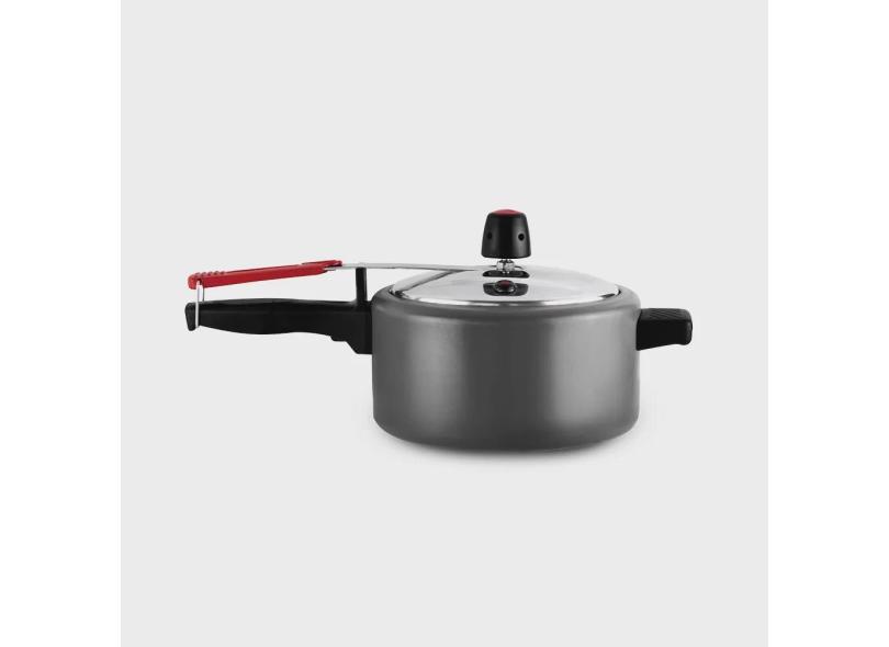 Panela de Pressão 3 lts Turbo Quality Antiaderente Cinza Alegrete