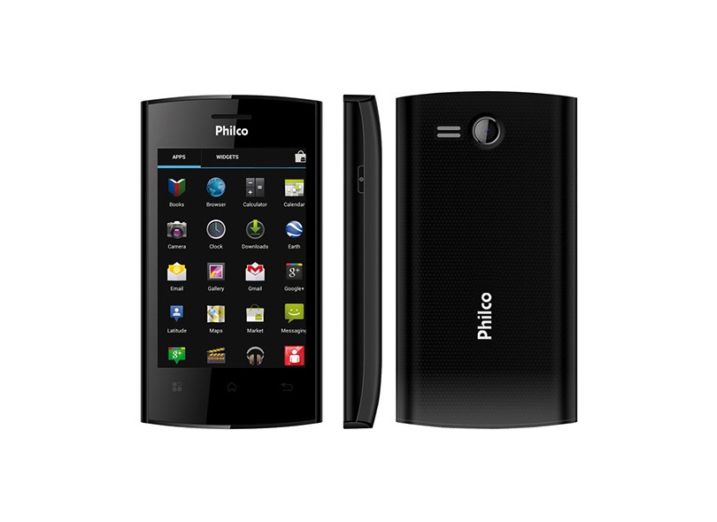 Smartphone Philco 350 Câmera 2 Chips Android 4.0 (Ice Cream Sandwich) Wi-Fi