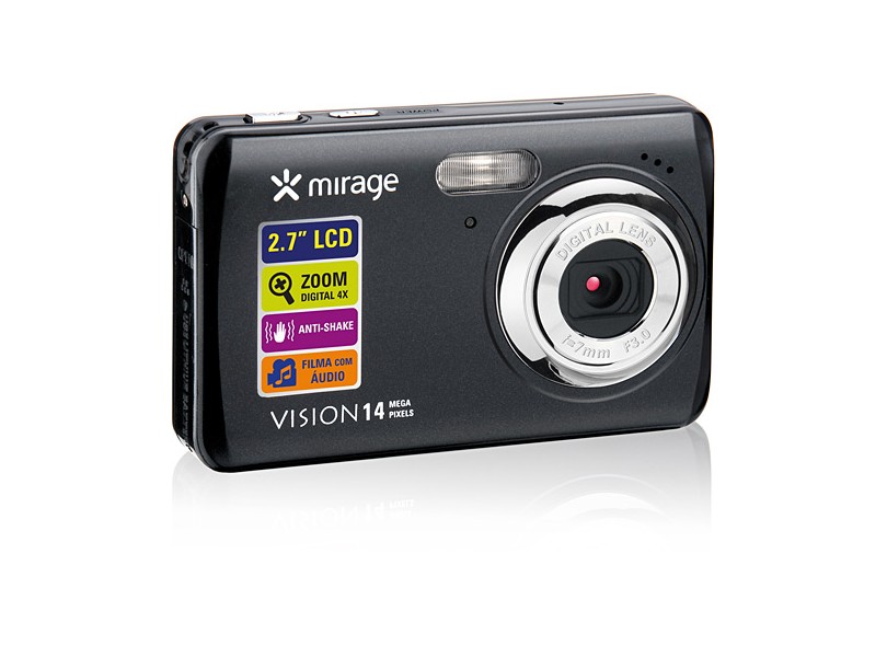 Câmera Digital Mirage Vision 14 MP DC101 com o Melhor Preço é no Zoom