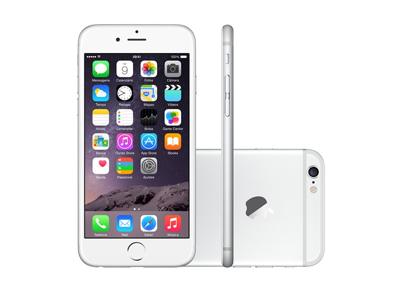 Novo Smartphone Apple iPhone 6 128GB iOS 8 3G 4G Wi-Fi