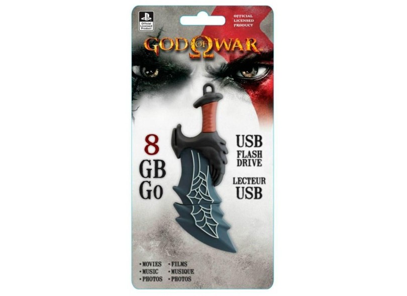 Pen Drive Sony 8 GB USB 2.0 God of War