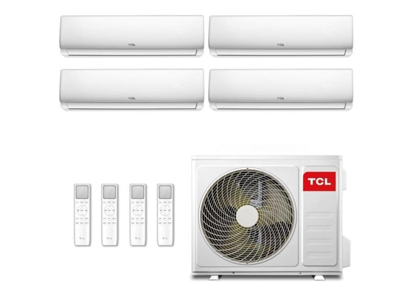 Ar-Condicionado Multi Split Inverter TCL 36.000 (2x Evap HW 9.000 + 2x Evap HW 12.000) Quente/Frio 220V