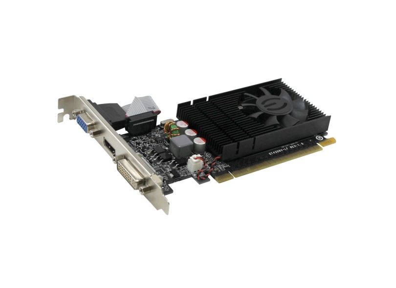 Placa de Video NVIDIA GeForce T 730 2 GB DDR3 128 Bits EVGA 02G-P3-2732-KR