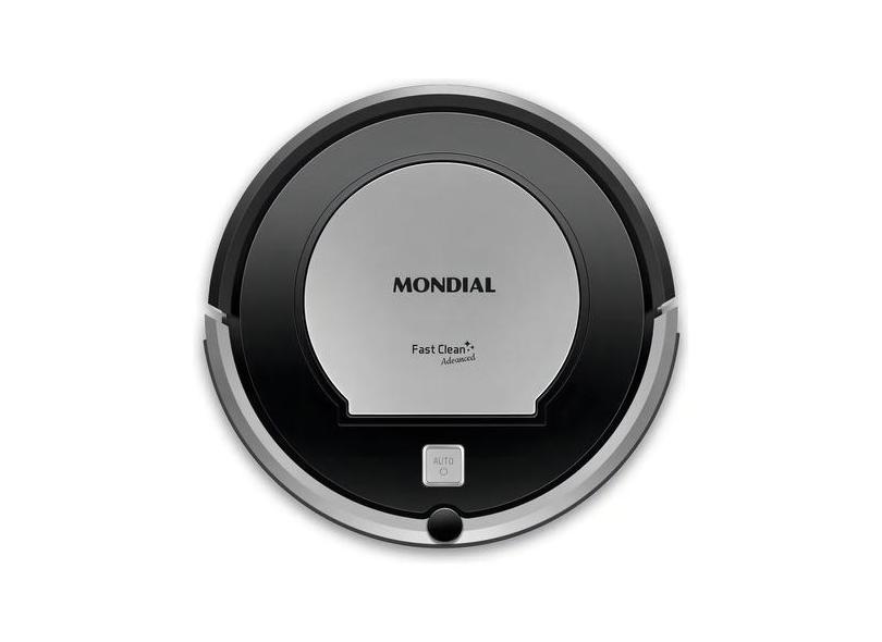 Aspirador De Pó Robô Inteligente Mondial Advance Rb04 Bivolt Cor Preto 100v/240v RB-04