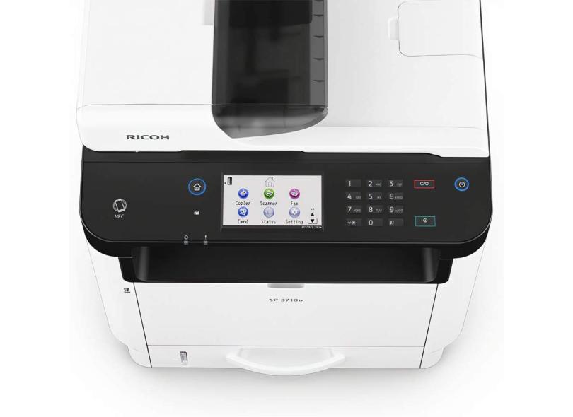 Impressora Multifuncional Ricoh SP 3710SF Laser Preto e Branco