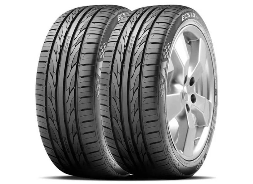 Kit 2 Pneu Aro 15 195/55R15 Kumho 85V tl Ecsta PS31