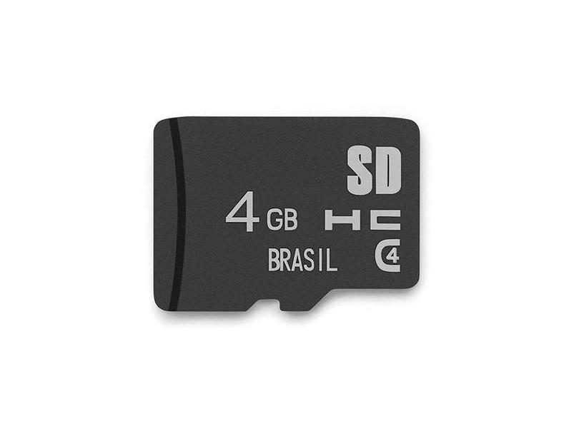 Cartão de Memória Micro SDHC Multilaser 4 GB MC144