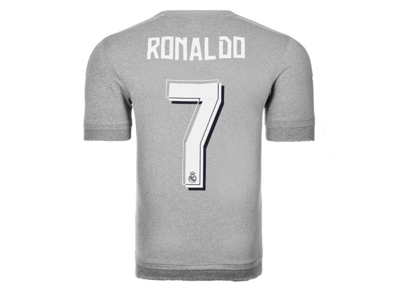 Camisa Torcedor Real Madrid II 2015/16 com Número Adidas