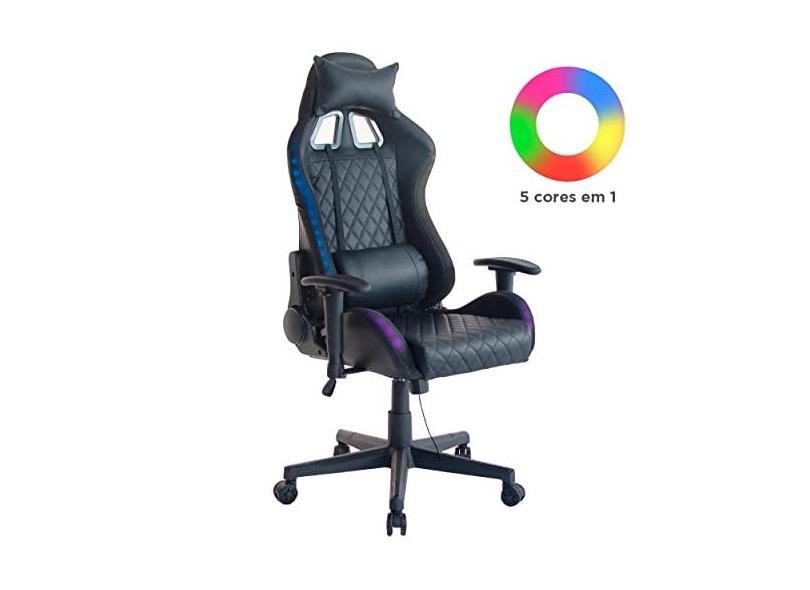 Cadeira Gamer BBB WG-LED Preta