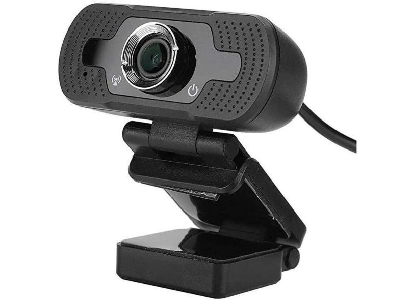 Webcam Full HD 1080p Foco Automático e Microfones