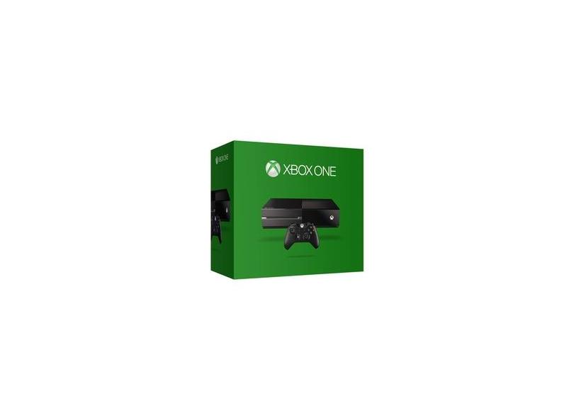 Xbox One Fat Preto 500gb C/Kinect e 3 Jogos