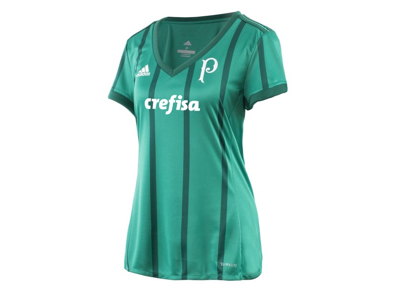 Camisa Torcedor Feminina Palmeiras I 2017/18 Adidas