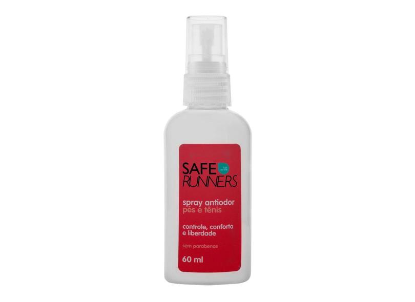 Spray Antiodor para Pés e Tênis Safe Runners 60ml Verdde Cosméticos 