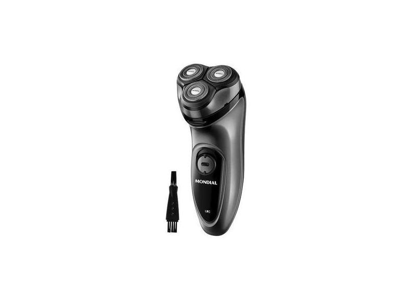Barbeador Mondial Power Shave Be 02 5 Watts Recarregável Preto Cinza