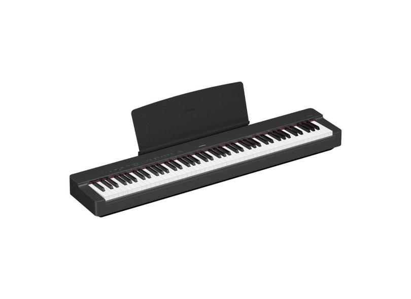 Piano Digital Yamaha P225 Preto Com Fonte e Pedal