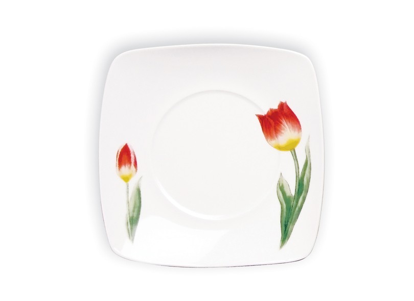 Aparelho de Jantar Porcelana 20 peças - Casamiga Nova Tulipa