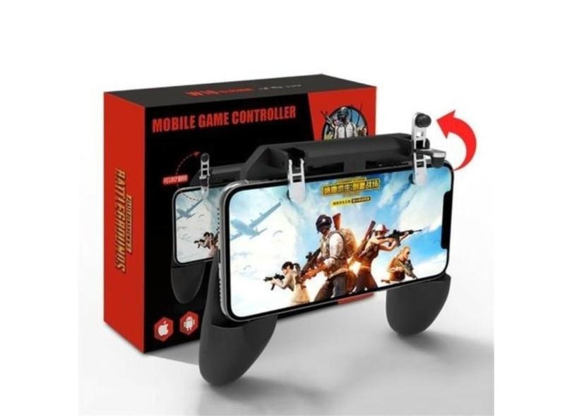 Joystick Controle Gamepad W10 R1 L1 Mobile Pubg - Free Fire com o ...